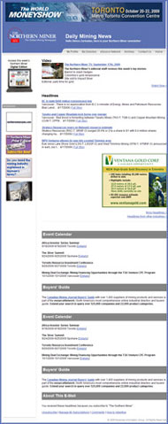 e-Newsletter preview