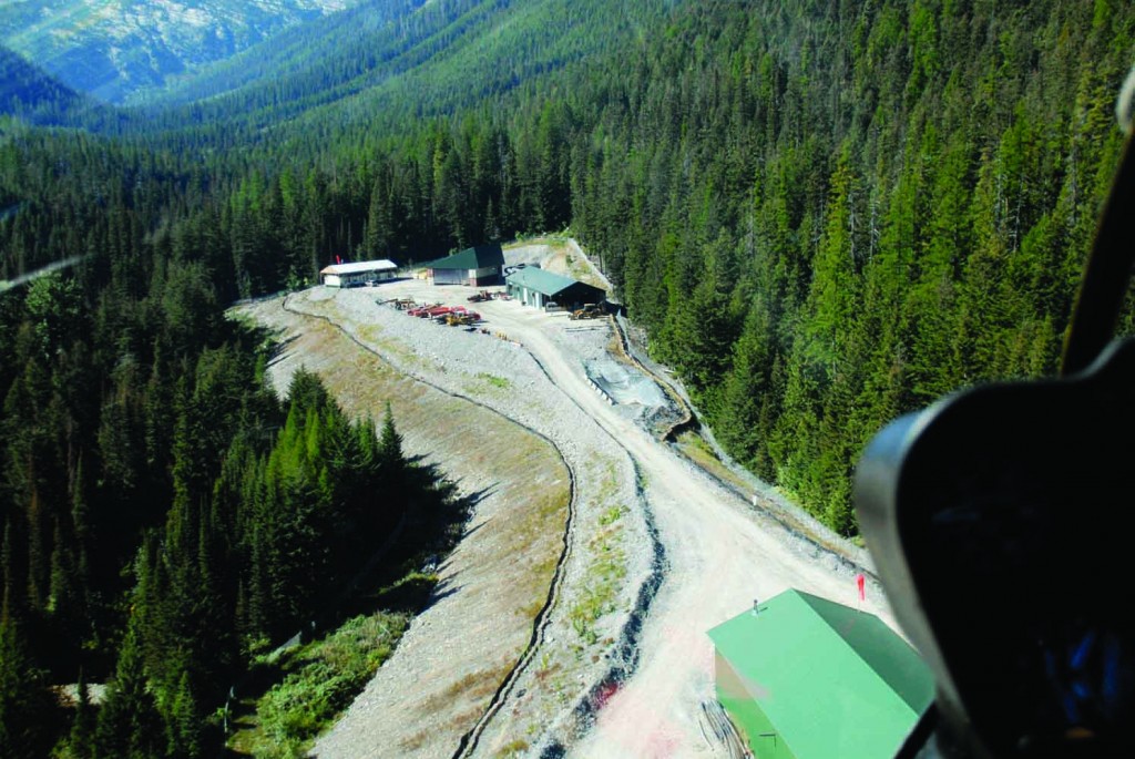 Mines Management’s Montanore silver-copper project, 37 km south of the town of Libby in northwestern Montana.  Credit: Mines Management