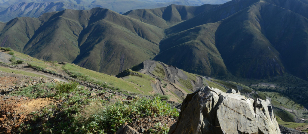 At the top of the Nickel Shäw polymetallic deposit 317 km due northwest of Whitehorse in southwestern Yukon. Credit: Nickel Creek Platinum.