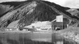 A view of the dormant Prairie Creek mine in Canada's Northwest Territories.