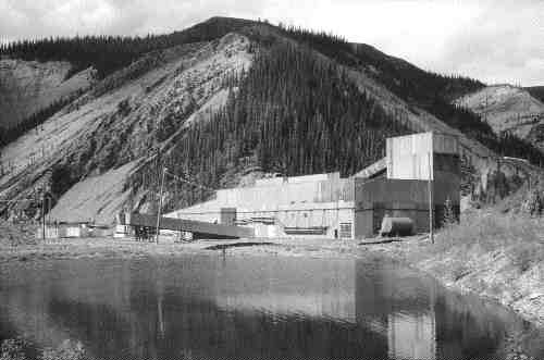 A view of the dormant Prairie Creek mine in Canada's Northwest Territories.