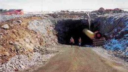 The portal at the Snap Lake project in Canada's Northwest Territories.