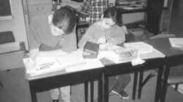 Students work with materials from a kit supplied by PDAC Mining Matters. About 5,600 kits have been distributed to teachers in Ontario.