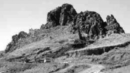 Photo by Brancote HoldingsA rig drills the Football field prospect at Brancote's Esquel project in Argentina, in the Chubut province, close to the Chilean border.