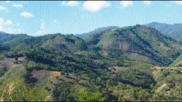 A panoramic view of the Guapinol joint-venture property in Guatemala.