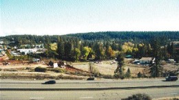 Photo by Thomas SchusterThe property where the old Idaho-Maryland gold mine once existed, about 4 km east of Grass Valley, Calif. Emgold continues to drill-test the property in search of gold.