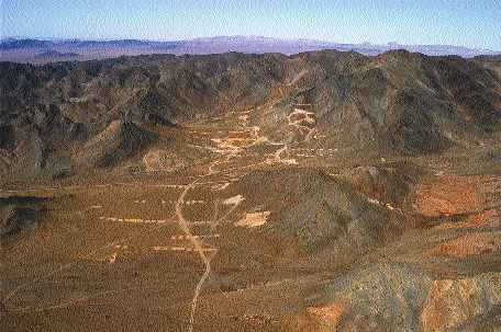 A view of ongoing work on the Central Valley zone, part of QGX's Golden Hills property in western Mongolia.
