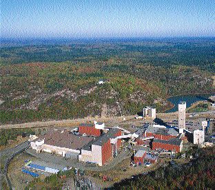 Falconbridge's Sudbury-area Strathcona Milling Complex that processes nickel ore from regional producers.