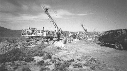 Drilling on Aquiline Resources' Calcatreu project in Argentina's Rio Negro province, where indicated resources stand at around 6.2 million tonnes grading 3 grams gold and 28.1 grams silver per tonne.