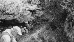 Michael Byron, Aurora Platinum's vice-president of exploration, examines a sulphide showing at the Foy project in Ontario. It's one of several properties that would be acquired by FNX Mining in a proposed takeover.