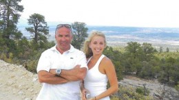 Universal Uranium president Clive Massey with Taylor Little, the company's head of investor relations, at the Lisbon Valley property near Moab, Utah. The district was once home to 16 uranium mines, producing more than 103 million lbs. of U3O8. Universal believes there's more ore in the ground.