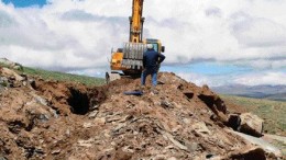 INTER-CITIC MINERALSTrenching at Inter-Citic Minerals' 391-sq.-km Dachang gold prospect in west-central China's Qinhai province. The property is situated near the headwaters of the Yellow River, some 350 km southeast of the regional centre of Golmud in central China.