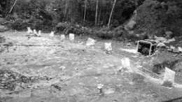 ENDURANCE GOLDTrenching of gold mineralized basal conglomerates on Endurance Gold's Pardo prooperty situated northeast of Sudbury, Ont.