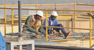 Maintenance work at Semafo's newly minted Mana gold mine in Burkina Faso, West Africa. Production at the project is anticipated to ramp up to 29,000-34,000 oz. gold in the fourth quarter, for total production this year of 60,000-70,000 oz.