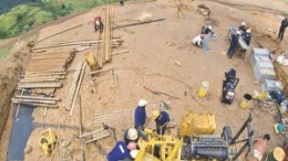 Drilling at Banro's Twangiza project in the Democratic Republic of the Congo.