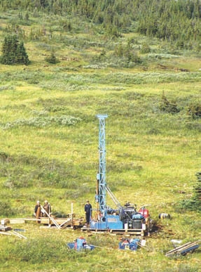 Drilling at Capstone Mining's Kutcho copper-zinc project in B. C.