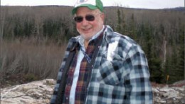 Michael Gross, Northern Gold Mining's vice-president of exploration, on the Garrcon deposit on the Garrison property in northeastern Ontario. Photo by Anthony Vaccaro