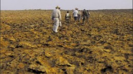 Exploring at Ethiopian Potash's Danakil project. Photo by Ethiopian Potash