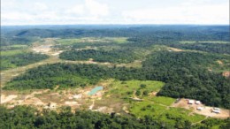 An aerial view of Lago Dourado Minerals' flagship Juruena gold project in Brazil. Photo by Lago Dourado Minerals