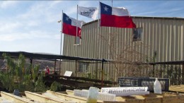 The camp at Quadra FNX Mining's Sierra Gorda copper-molybdenum project in northern Chile. Photo by Quadra FNX Mining