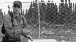 Hathor Exploration CEO Mike Gunning at the Roughrider uranium project in Saskatchewan. Photo by Trish Saywell