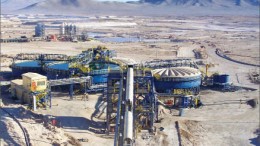 Facilities at Atacama Minerals' Aguas Blancas iodine-sulphate-nitrate mine in northern Chile. Photo by Atacama Minerals