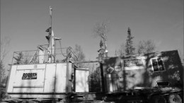 Drill rigs at HudBay Minerals and VMS Ventures' Reed copper project in Manitoba. Photo by VMS Ventures