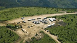 An aerial view of Western Copper and Gold's Casino copper-gold project 380 km northwest of Whitehorse, Yukon. Photo by Western Copper and Gold