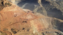Minefinders' Dolores open-pit gold-silver mine in northern Mexico. Photo by Minefinders
