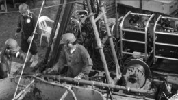 Drillers at Bellhaven Copper & Gold's La Mina gold-copper project in Central Colombia. Photo by Bellhaven Copper & Gold