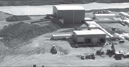 An aerial view of Shear Diamonds' Jericho diamond project in Nunavut. Photo by Shear Diamonds