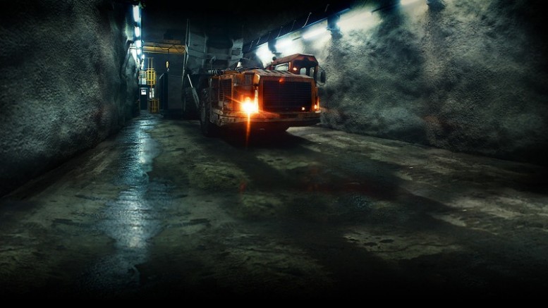 Underground in Lundin Mining's Neves-Corvo pollymetallic mine in Portugal. Photo by Lundin Mining