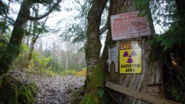 Historic load-out area from past uranium mining operations at Ucore Rare Metals' Bokan Mountain project on Alaska's Prince of Wales Island. Photo by Steve Stakiw.