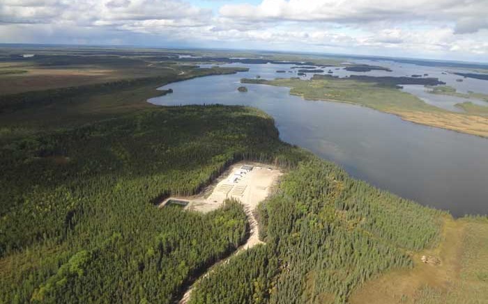An aerial view of the exploration camp at Foran Mining's McIlvenna Bay zinc-copper-gold-silver project in Saskatchewan. Source: Foran Mining