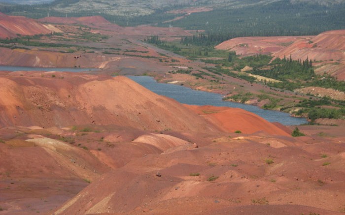 The surface of Labrador Iron Mines' Redmond iron ore deposit in the Labrador Trough. Source: Labrador Iron Mines