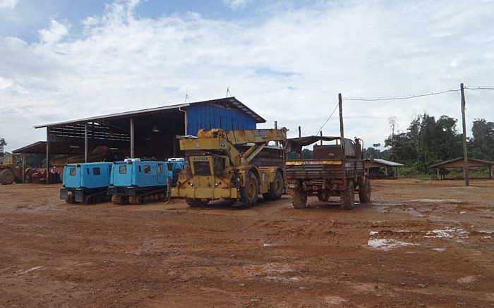 Equipment at Sandsping Resources' Toroparu gold project in Guyana. Source: Sandspring Resources