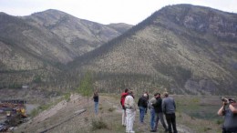 Visitors at Canadian Zinc's Prairie Creek zinc mine in the Northwest Territories. Photo by Anthony Vaccaro.