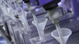 A closeup view of the equipment at Quest Rare Minerals' Pilot plant in Mississauga, Ont. (2013). Photo: Salma Tarikh