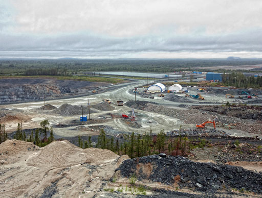 Mining operations at Brigus Gold's Black Fox project in Ontario. Credit: Brigus Gold