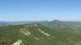 Looking towards the Karaayi zone from the Kayali target at Pilot Gold's TV Tower gold project in northwestern Turkey. Credit: Pilot Gold