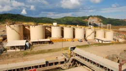 Processing facilities at B2Gold's La Libertad gold mine in Nicaragua. Credit:  B2Gold