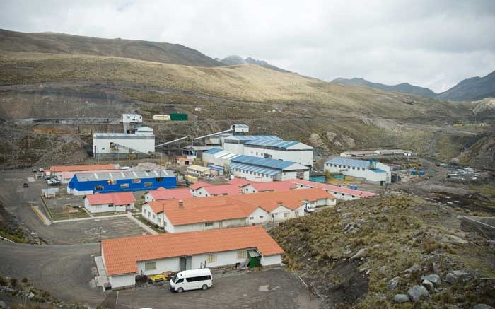 Trevali Mining's Santander zinc-lead-silver mine in Peru, 200 km northeast of Lima. Credit: Trevali Mining