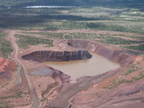 The Redmond mine is located 15 km south of Labrador Iron Mines' Silver Yards processing facility near Schefferville. Credit: Labrador Iron Mines