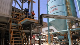 The processing plant at Endeavour Silver's Bolanitos silver mine in Guanajuato state, Mexico. Credit:  Endeavour Silver