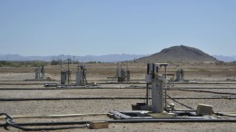 Injection wells at Curis Resources' wholly owned Florence in situ copper project beside the town of Florence in south-central Arizona. Credit: Curis Resources