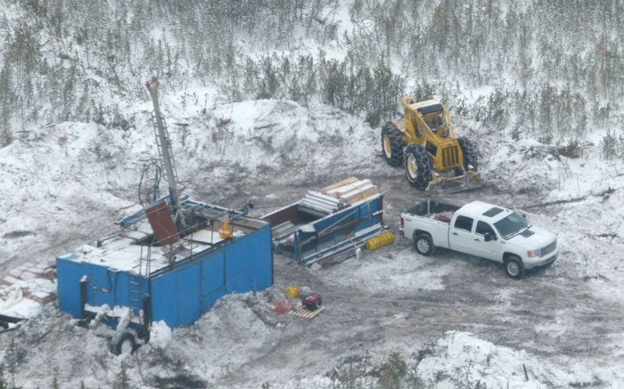 A drill rig at NexGen Energy's Rook 1 property in the southwest part of Saskatchewan's Athabasca basin. Credit: NexGen Energy
