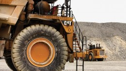 Equipment in the pit at Kinross Gold's Tasiast gold mine in Mauritania. Credit:  Kinross Gold