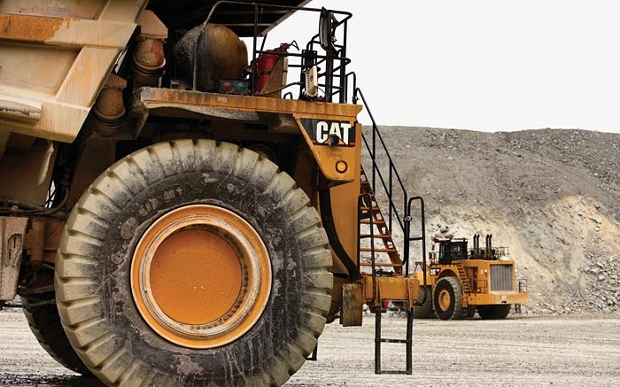 Equipment in the pit at Kinross Gold's Tasiast gold mine in Mauritania. Credit:  Kinross Gold
