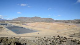 Midway Gold's Pan gold mine in White Pine County, 29 km southeast of Eureka, Nevada.  Credit: Midway Gold