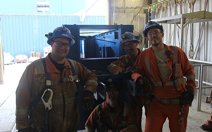Workers at Rubicon Minerals' Phoenix gold project in Red Lake, Ontario. Franco Nevada owns a 2% NSR royalty on the project, which is set to start production this year. Credit: Rubicon Minerals